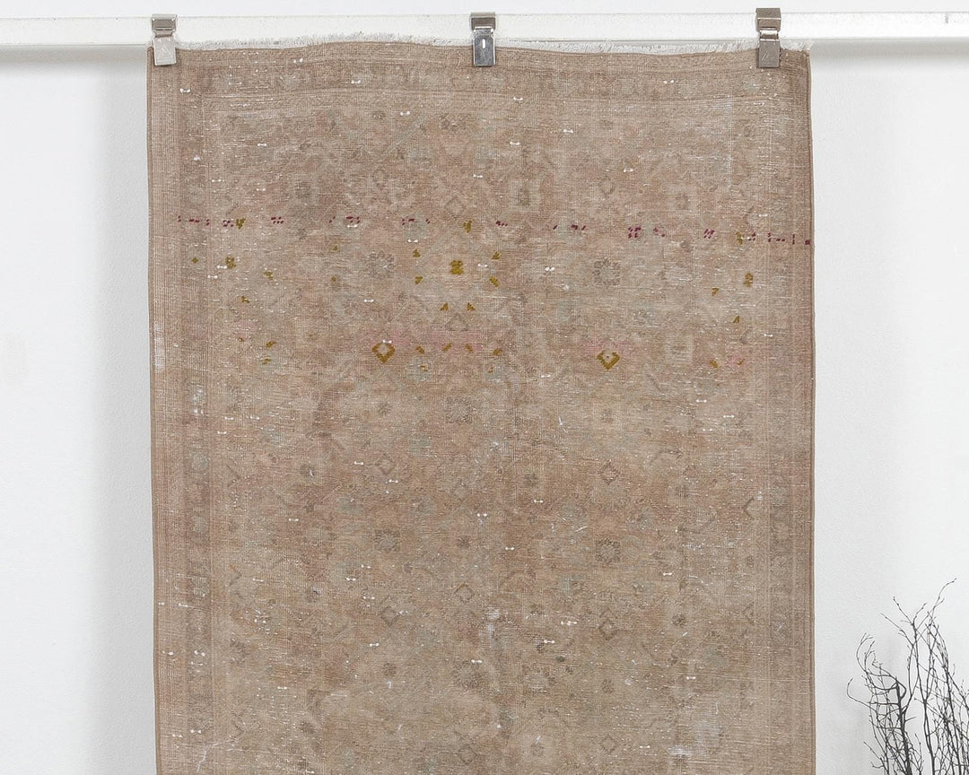 Beige Runner Rug 3' 6" x 11' 8" | No. VR33675