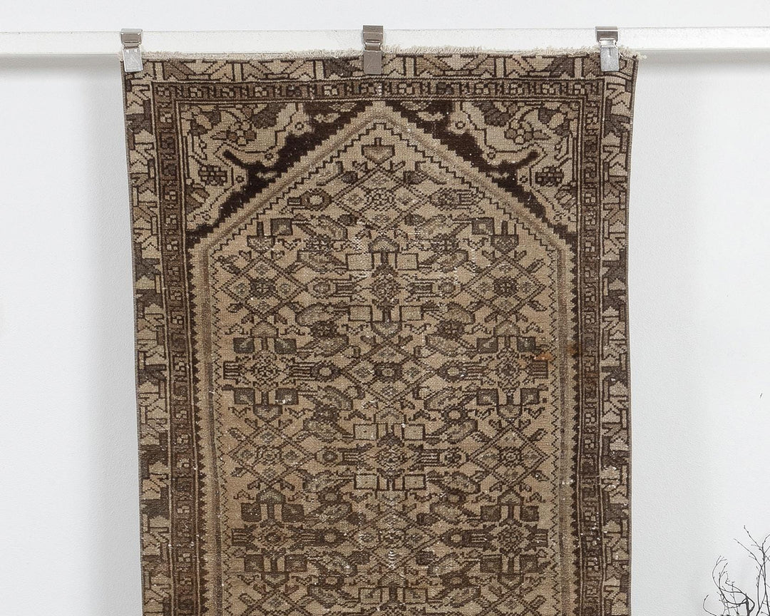 Neutral Runner Rug 3' 2" x 9' 8" | No. VR62970