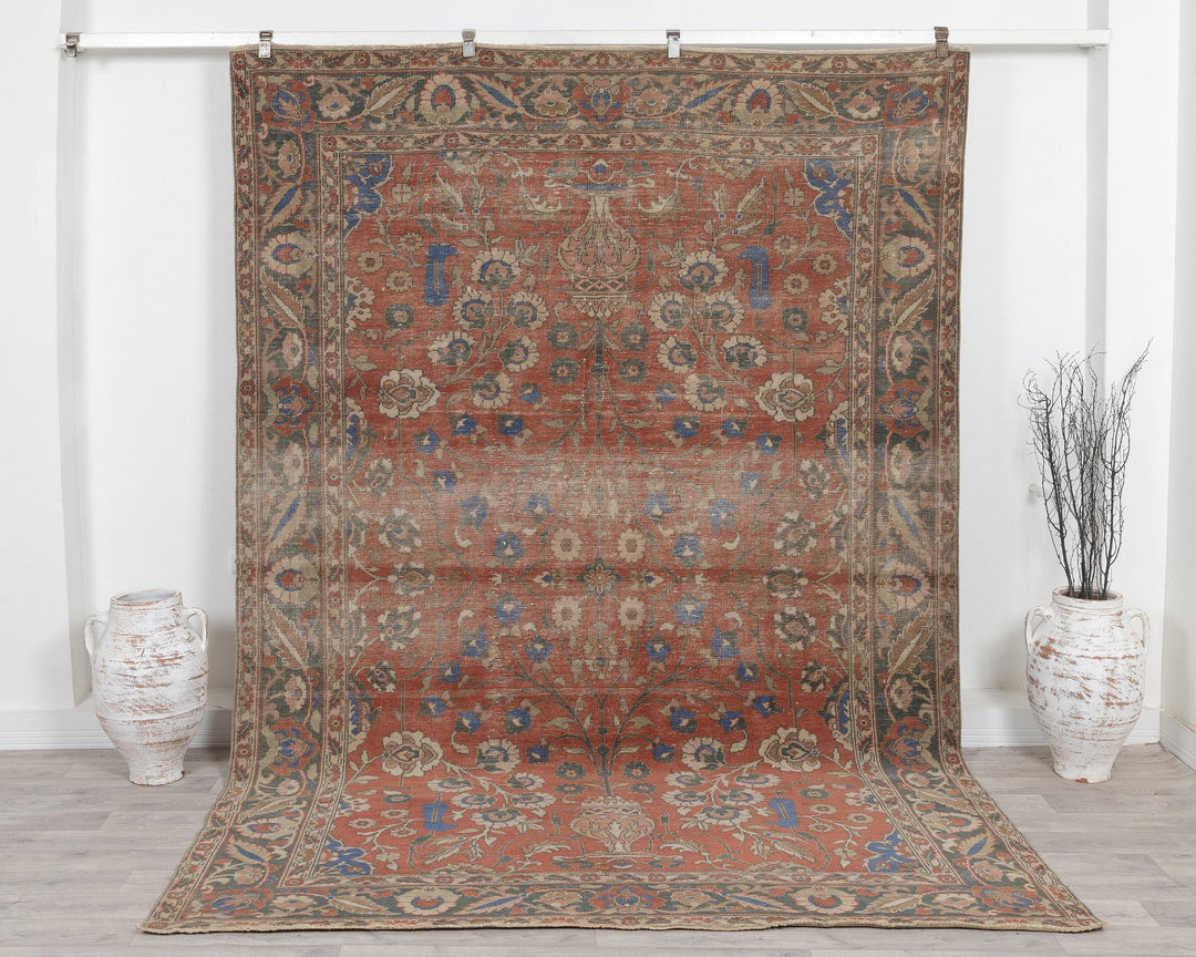 Oushak Rug 6' 11" x 9' 9" | No. VR24306