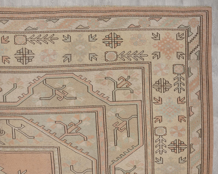 Neutral Oushak Rug 10' x 13' 3" | No. VR44542