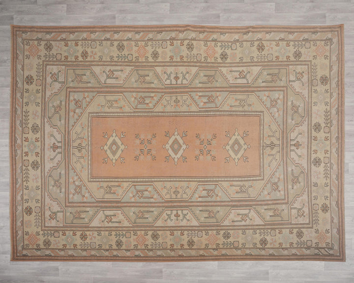 Neutral Oushak Rug 10' x 13' 3" | No. VR44542