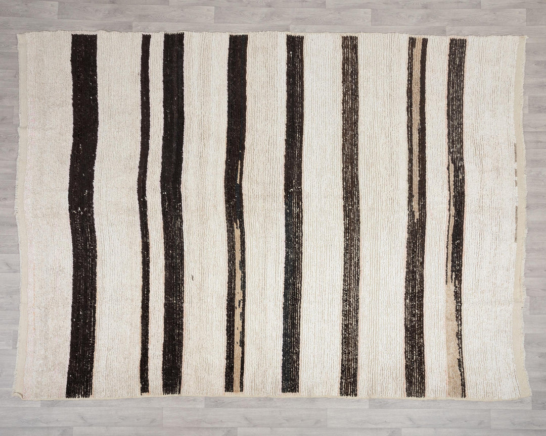Black Vintage Turkish Rug 8' x 9' 10" | No. VR51522