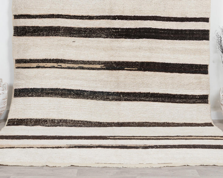 Black Vintage Turkish Rug 8' x 9' 10" | No. VR51522