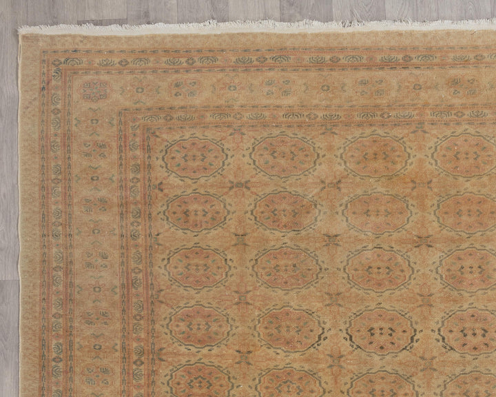 Beige Oushak Rug 8' 4" x 12' 2" | No. VR14986