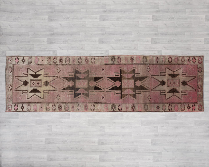 Pink Runner Rug 3' 7" x 11' 4" | No. VR53711