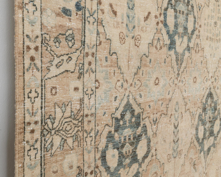 Beige Oushak Rug 7' 3" x 9' 10" | No. VR80640