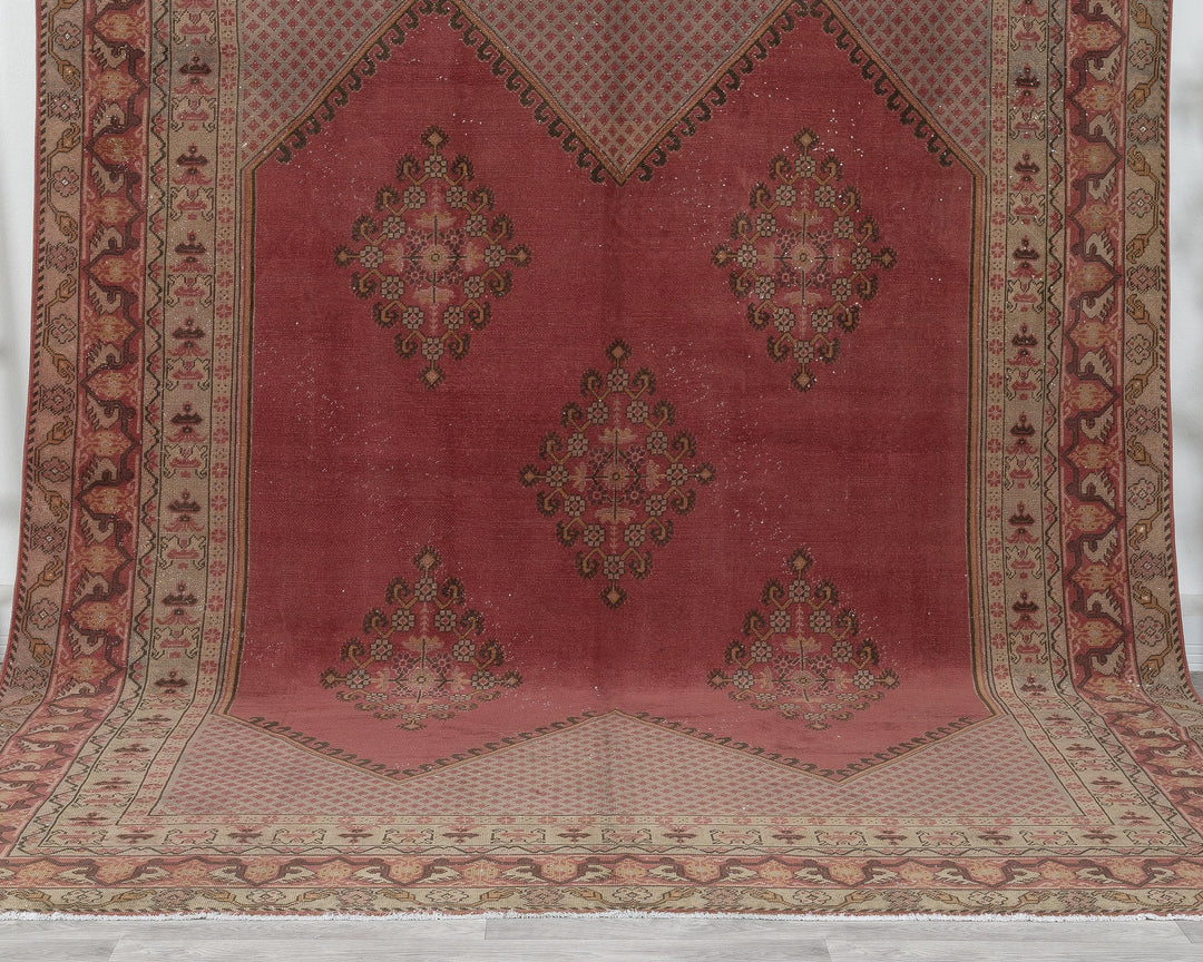Pink Oushak Rug 7' 10" x 10' 10" | No. VR42434