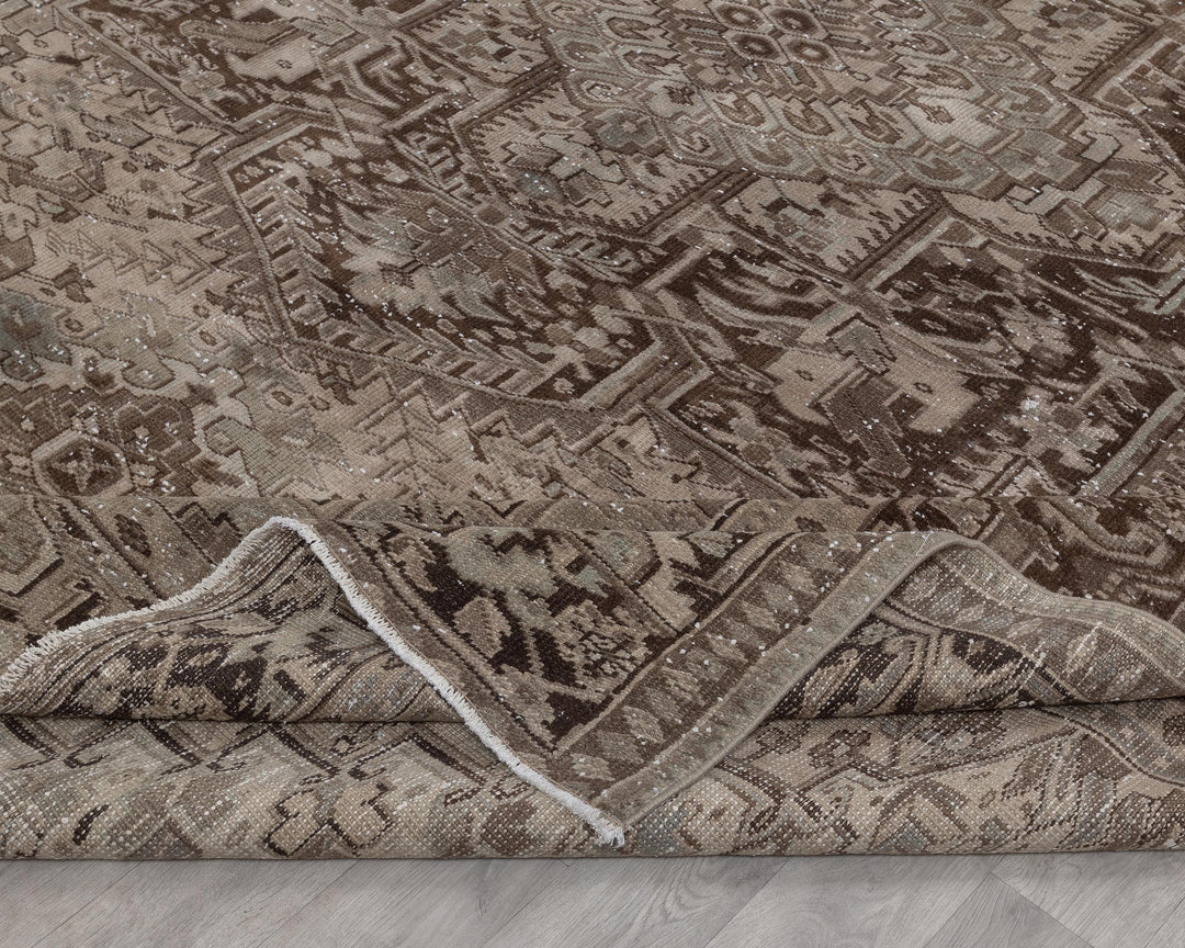 Neutral Oushak Rug 9' 8" x 12' 4" | No. VR56787