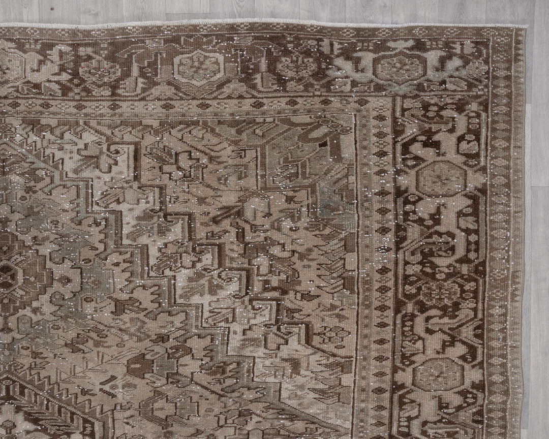 Neutral Oushak Rug 9' 8" x 12' 4" | No. VR56787