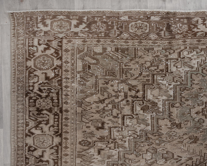 Neutral Oushak Rug 9' 8" x 12' 4" | No. VR56787