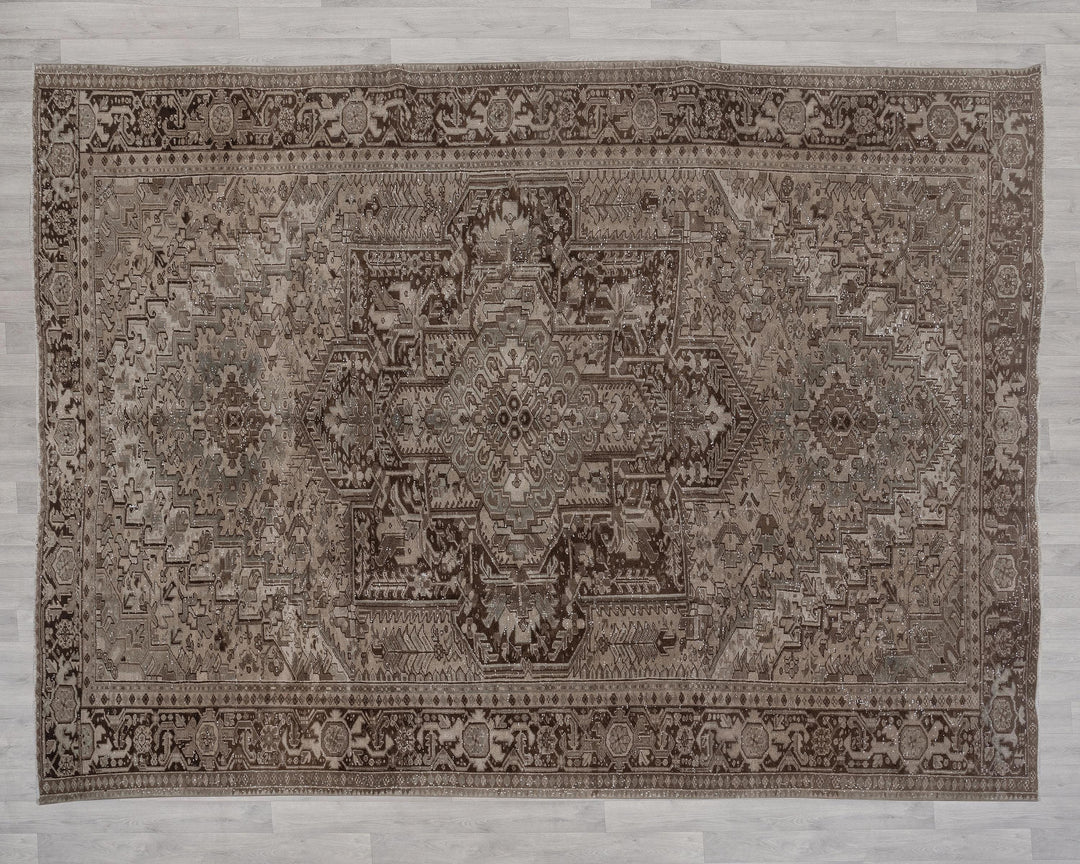 Neutral Oushak Rug 9' 8" x 12' 4" | No. VR56787