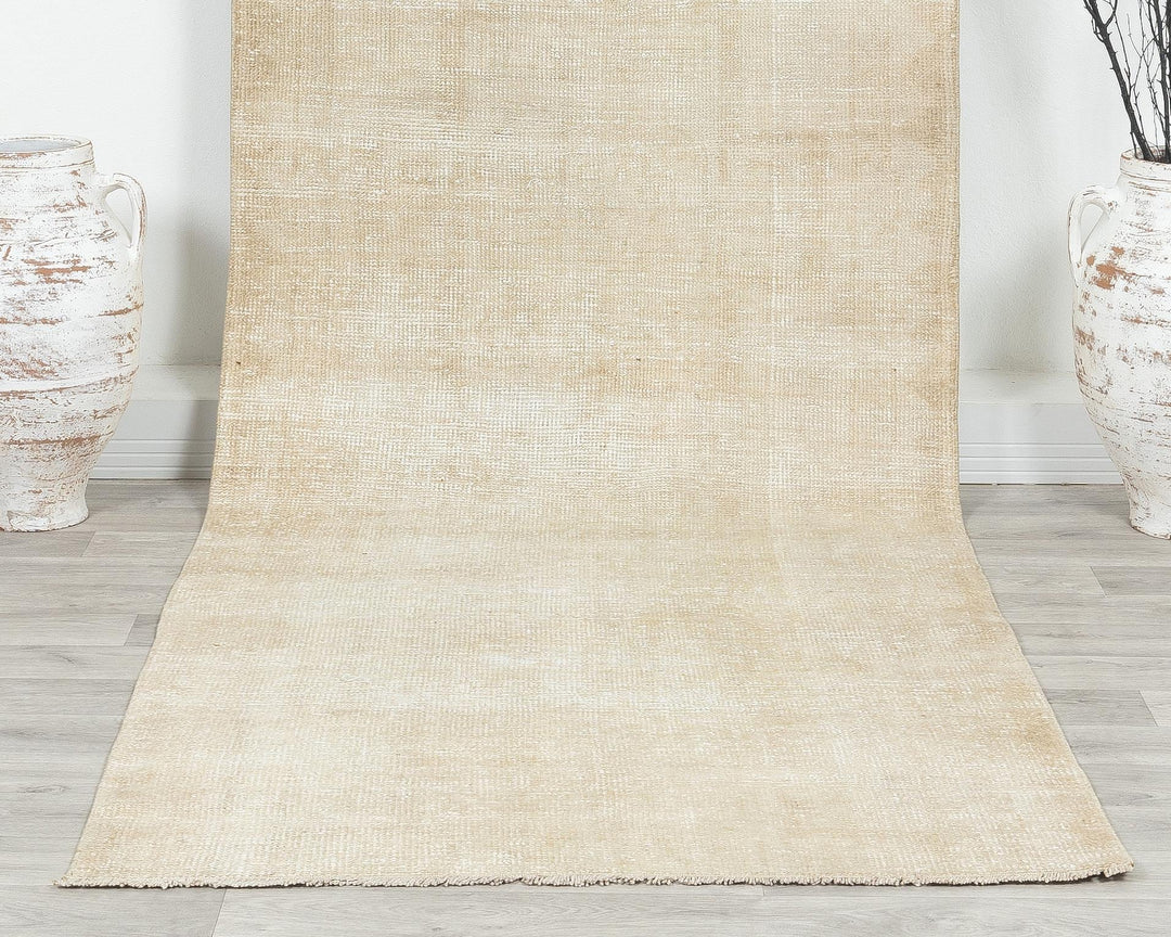 Beige Runner Rug 3' 5" x 11' 1" | No. VR85151