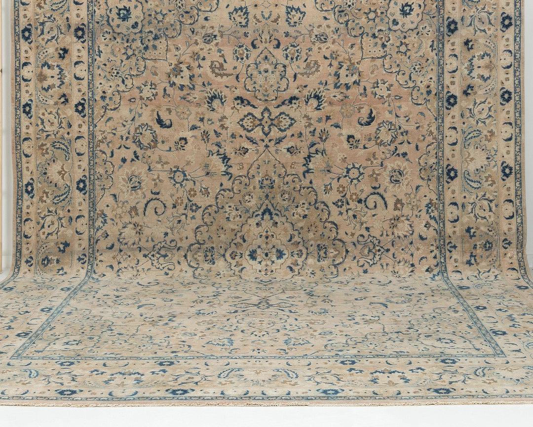 Beige Oushak Rug 9' 8" x 12' 4" | No. VR53614