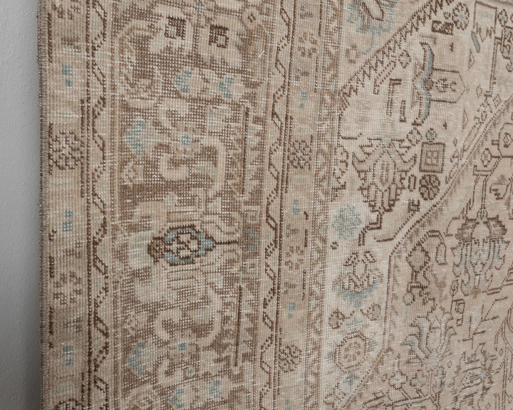Beige Oushak Rug 9' 4" x 12' 4" | No. VR82341