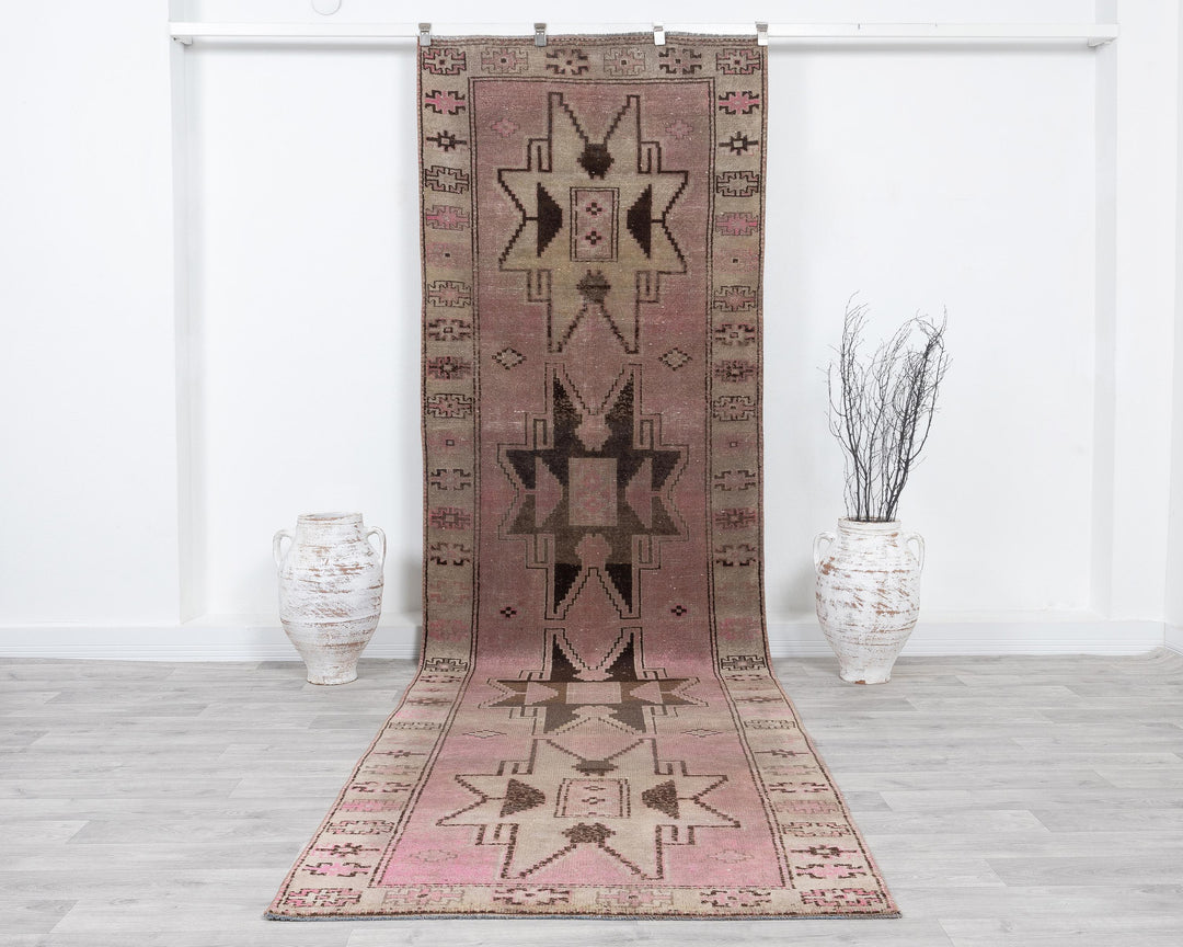 Pink Runner Rug 3' 7" x 11' 4" | No. VR53711