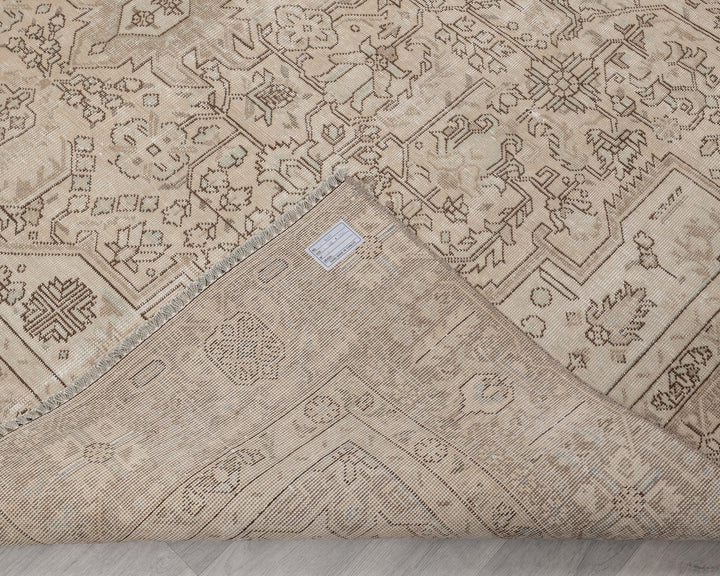 Beige Oushak Rug 8' 8" x 11' 6" | No. VR52081