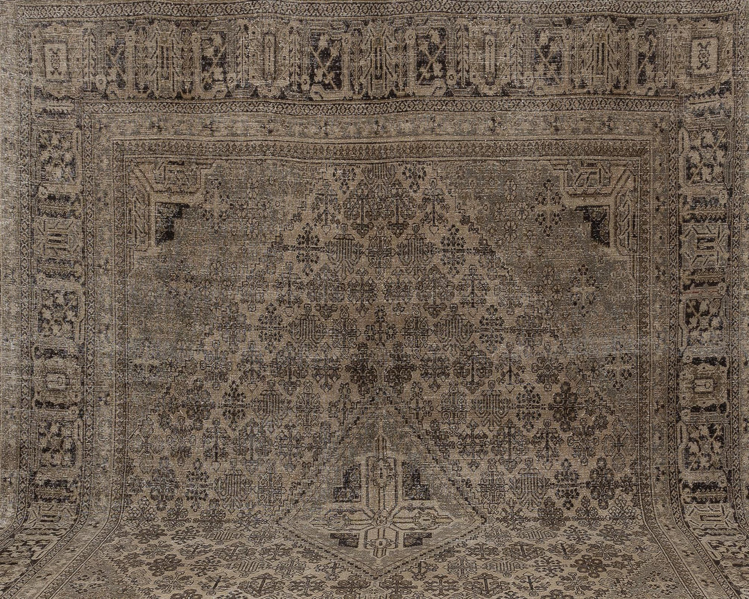 Faded Oushak Rug 4' x 13' 4" | No. VR73526