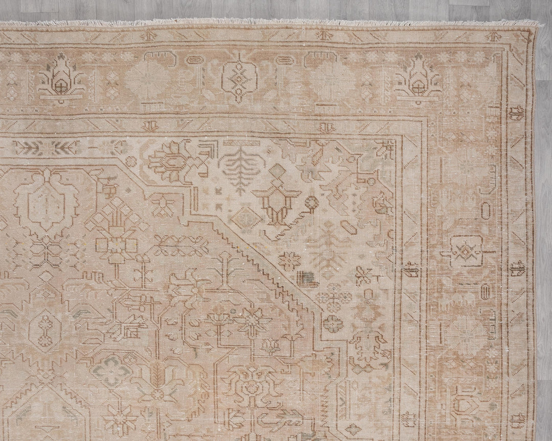 Beige Oushak Rug 10' x 12' 7" | No. VR89271