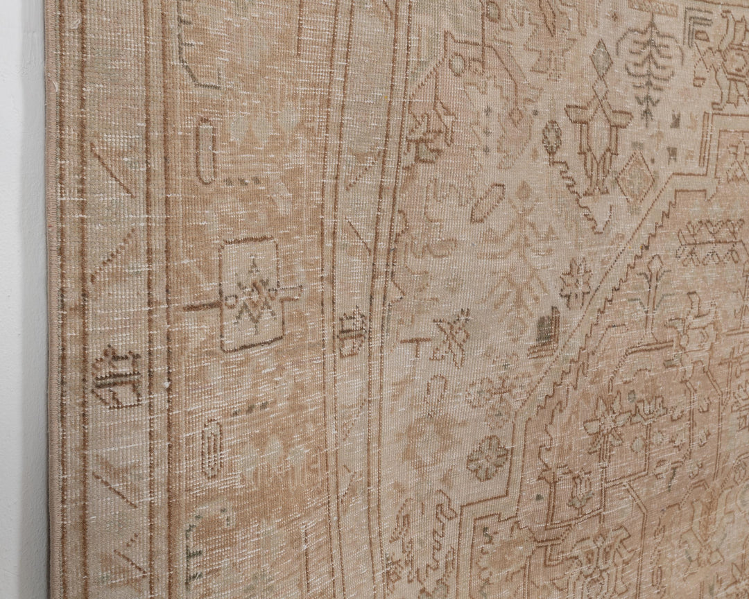 Beige Oushak Rug 10' x 12' 7" | No. VR89271