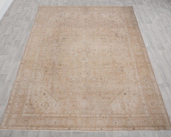 Beige Oushak Rug 10' x 12' 7" | No. VR89271