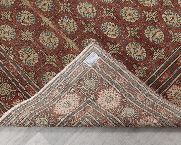 Red Oushak Rug 6' 4" x 9' 7" | No. VR50810