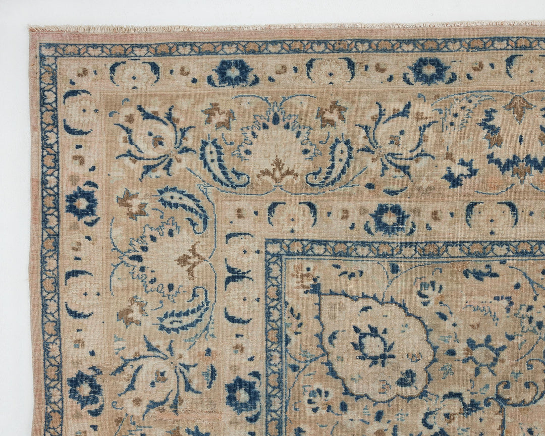 Beige Oushak Rug 9' 8" x 12' 4" | No. VR53614