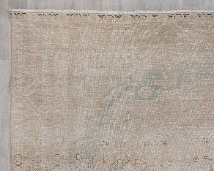 Beige Oushak Rug 9' 4" x 12' 10" | No. VR33762