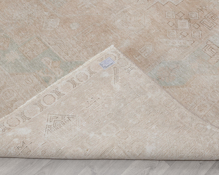 Beige Oushak Rug 9' 4" x 12' 10" | No. VR33762