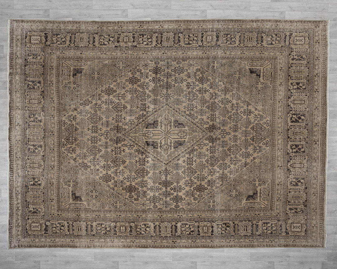 Faded Oushak Rug 4' x 13' 4" | No. VR73526