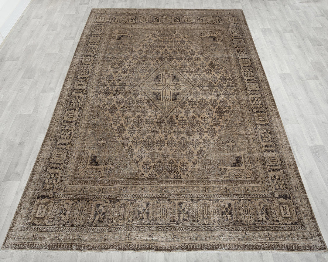 Faded Oushak Rug 4' x 13' 4" | No. VR73526