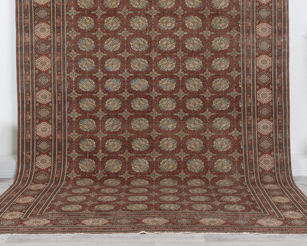Red Oushak Rug 6' 4" x 9' 7" | No. VR50810
