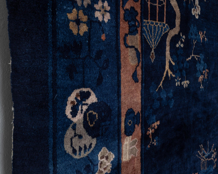 Blue Oushak Rug 8' 11" x 11' 2" | No. VR11482