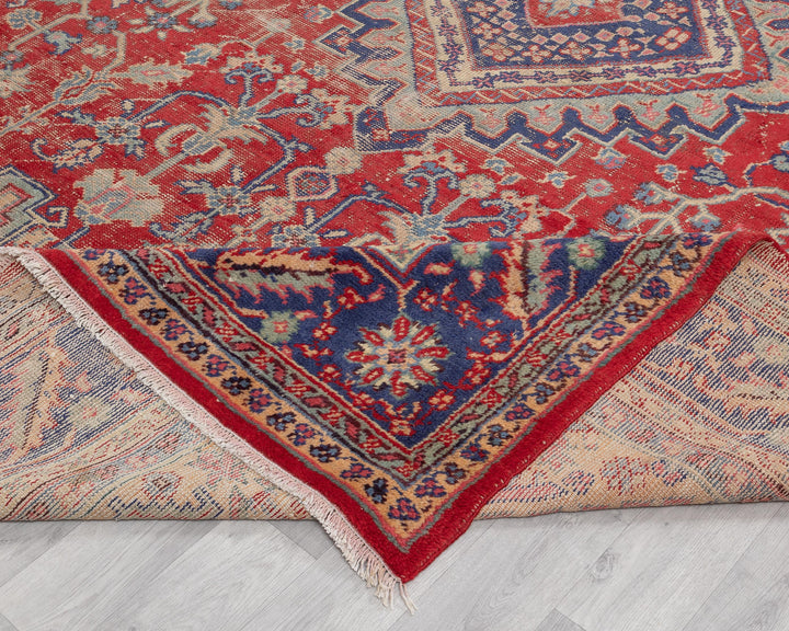 Red Oushak Rug 8' 7" x 11' 2" | No. VR92631