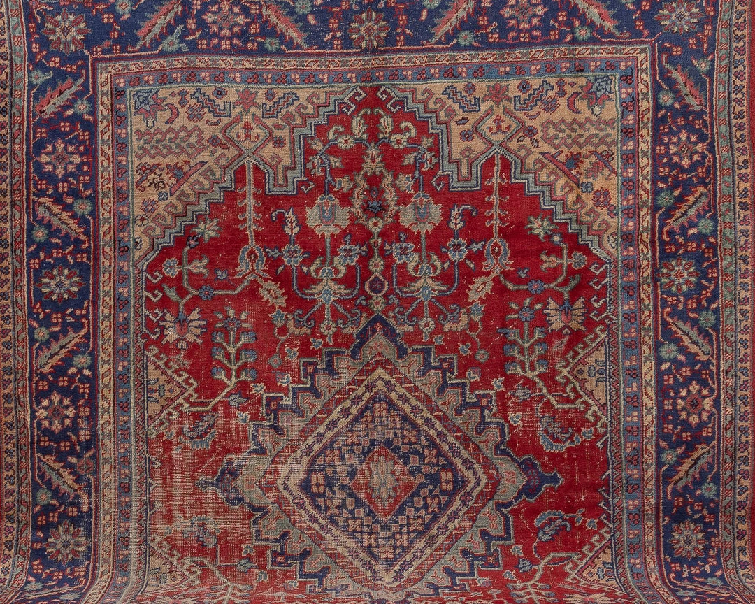 Red Oushak Rug 8' 7" x 11' 2" | No. VR92631