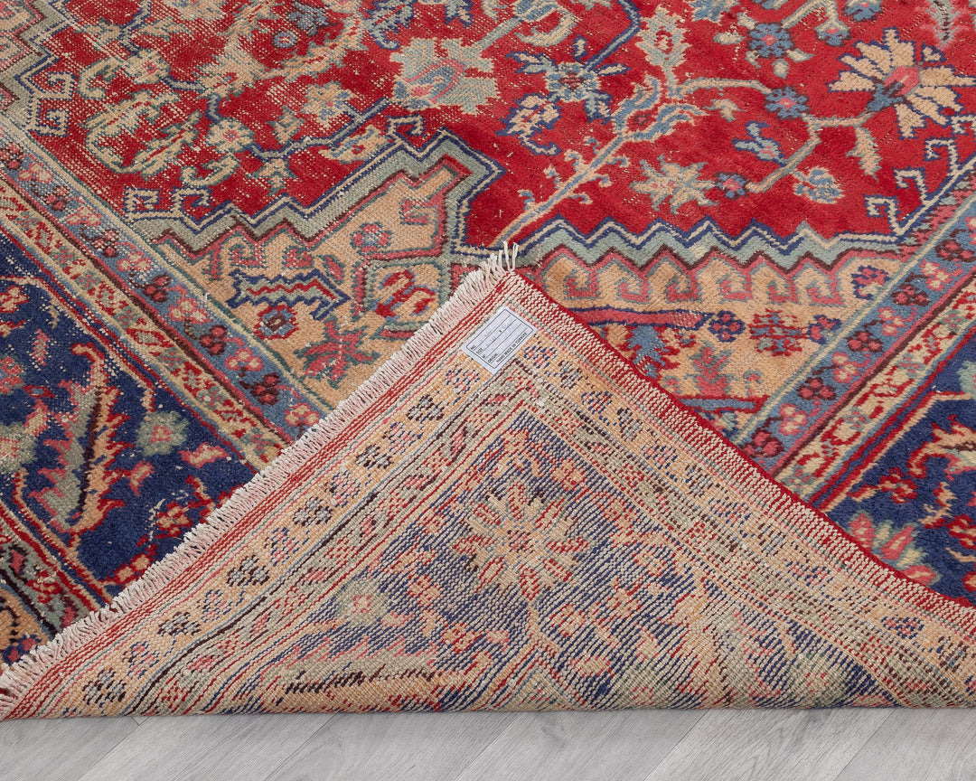 Red Oushak Rug 8' 7" x 11' 2" | No. VR92631