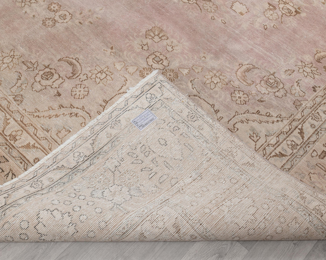 Beige Oushak Rug 9' 8" x 12' 4" | No. VR30832