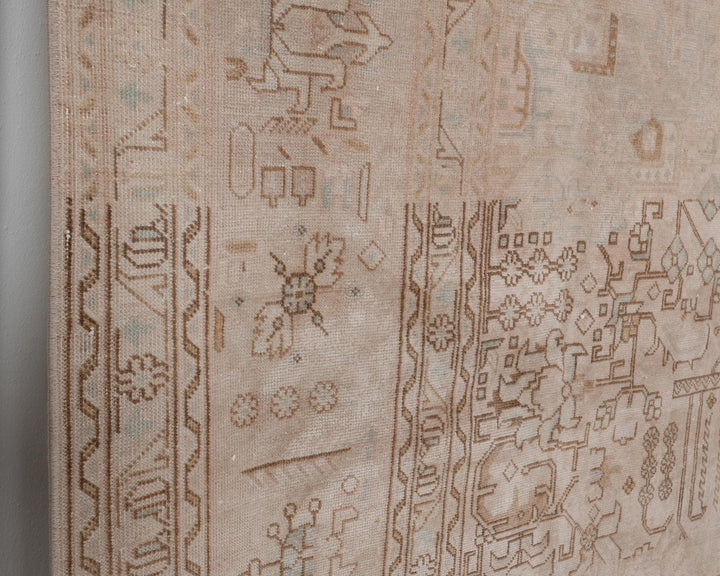 Neutral Oushak Rug 8' 9" x 11' 2" | No. VR96680