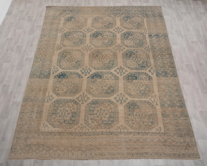 Faded Oushak Rug 8' 5" x 10' 7" | No. VR98701