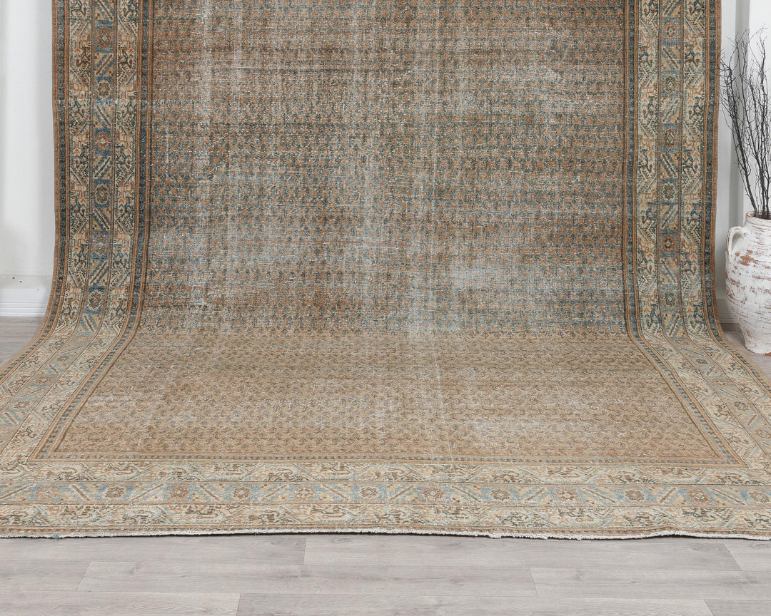 Faded Oushak Rug 9' 4" x 12' 10" | No. VR33226