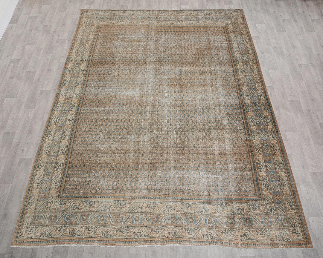 Faded Oushak Rug 9' 4" x 12' 10" | No. VR33226