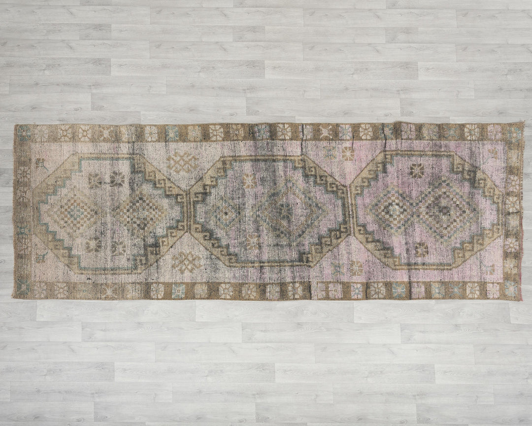 Beige Runner Rug 3' 9" x 10' 6" | No. VR75925