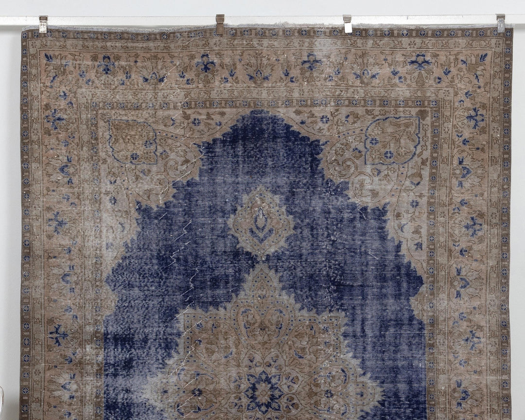 Blue Oushak Rug 7' 4" x 10' 8" | No. VR99609