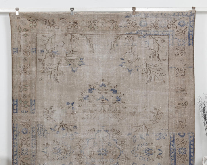 Faded Oushak Rug 6' 11" x 9' 10" | No. VR59939