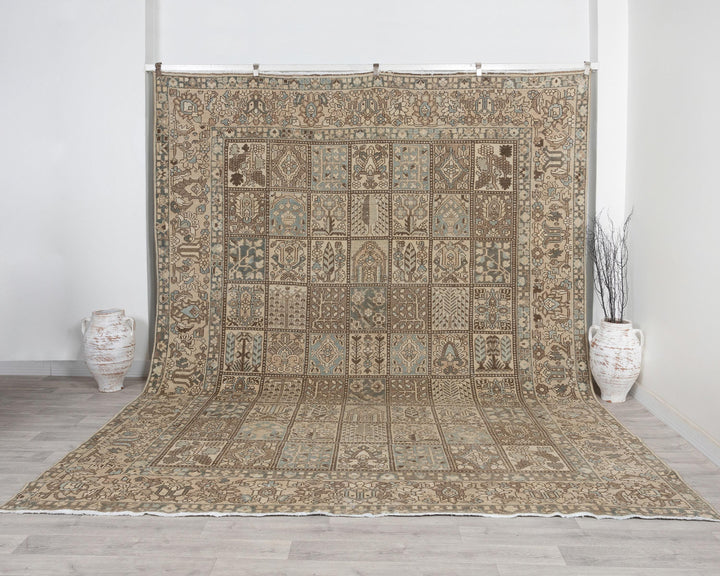 Neutral Oushak Rug 9' 8" x 11' 7" | No. VR32672