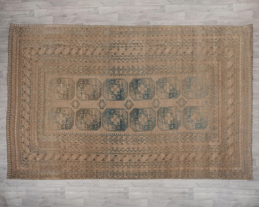 Faded Oushak Rug 8' 2" x 12' 5" | No. VR48016