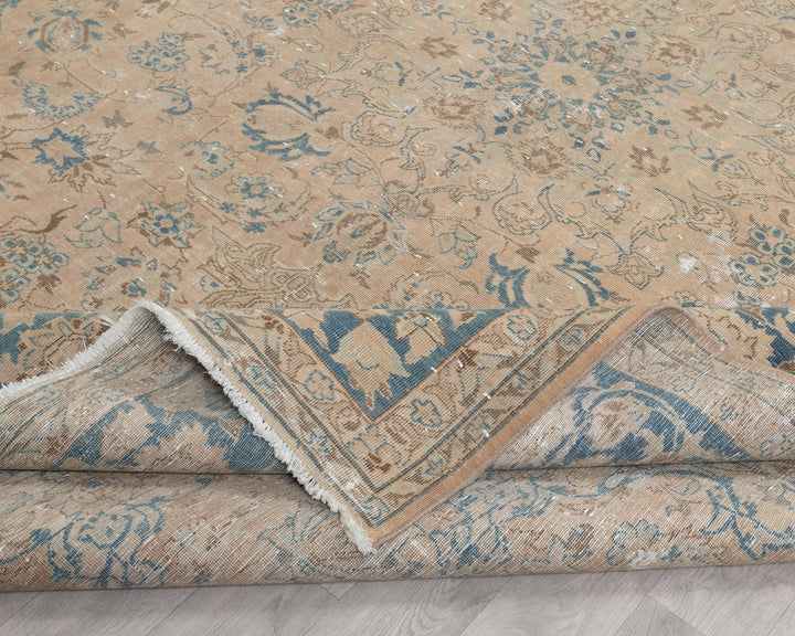 Beige Oushak Rug 8' 6" x 12' | No. VR40326