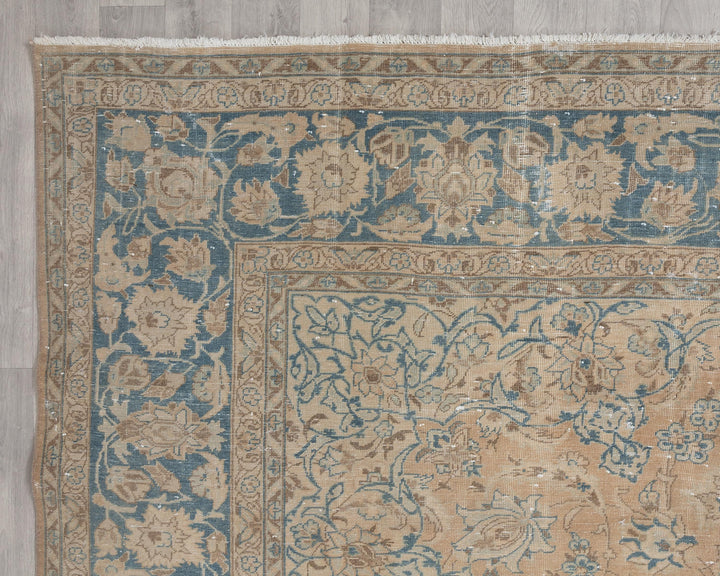 Beige Oushak Rug 8' 6" x 12' | No. VR40326