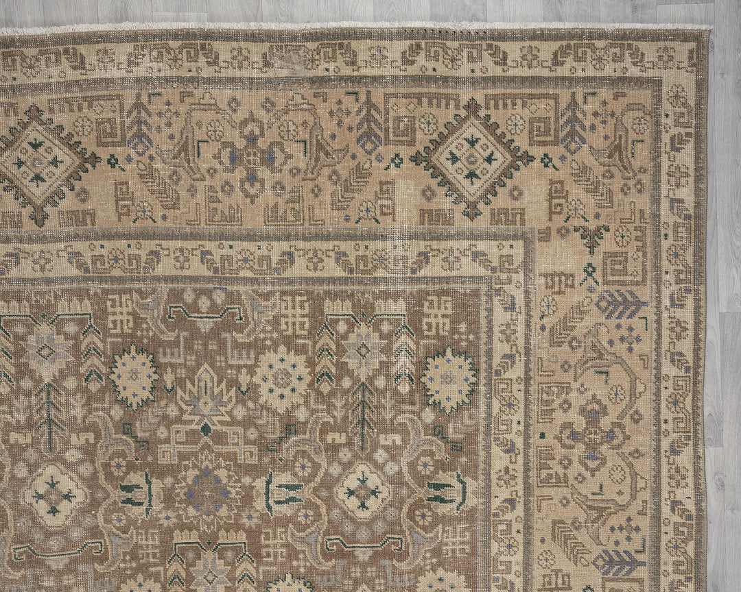 Neutral Oushak Rug 10' x 12' 6" | No. VR54535