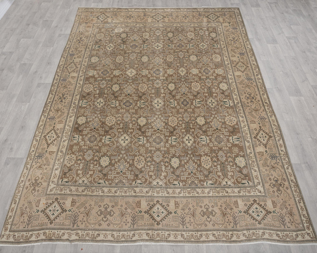 Neutral Oushak Rug 10' x 12' 6" | No. VR54535