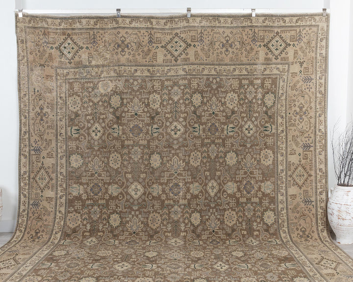 Neutral Oushak Rug 10' x 12' 6" | No. VR54535